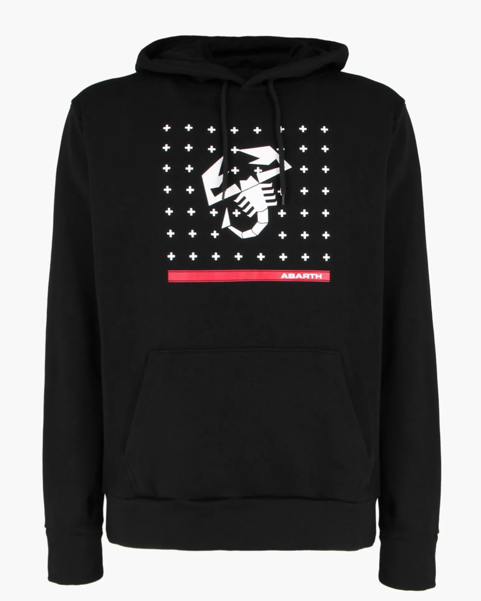 ABARTH - FELPA NERA CON CAPPUCCIO DA UOMO