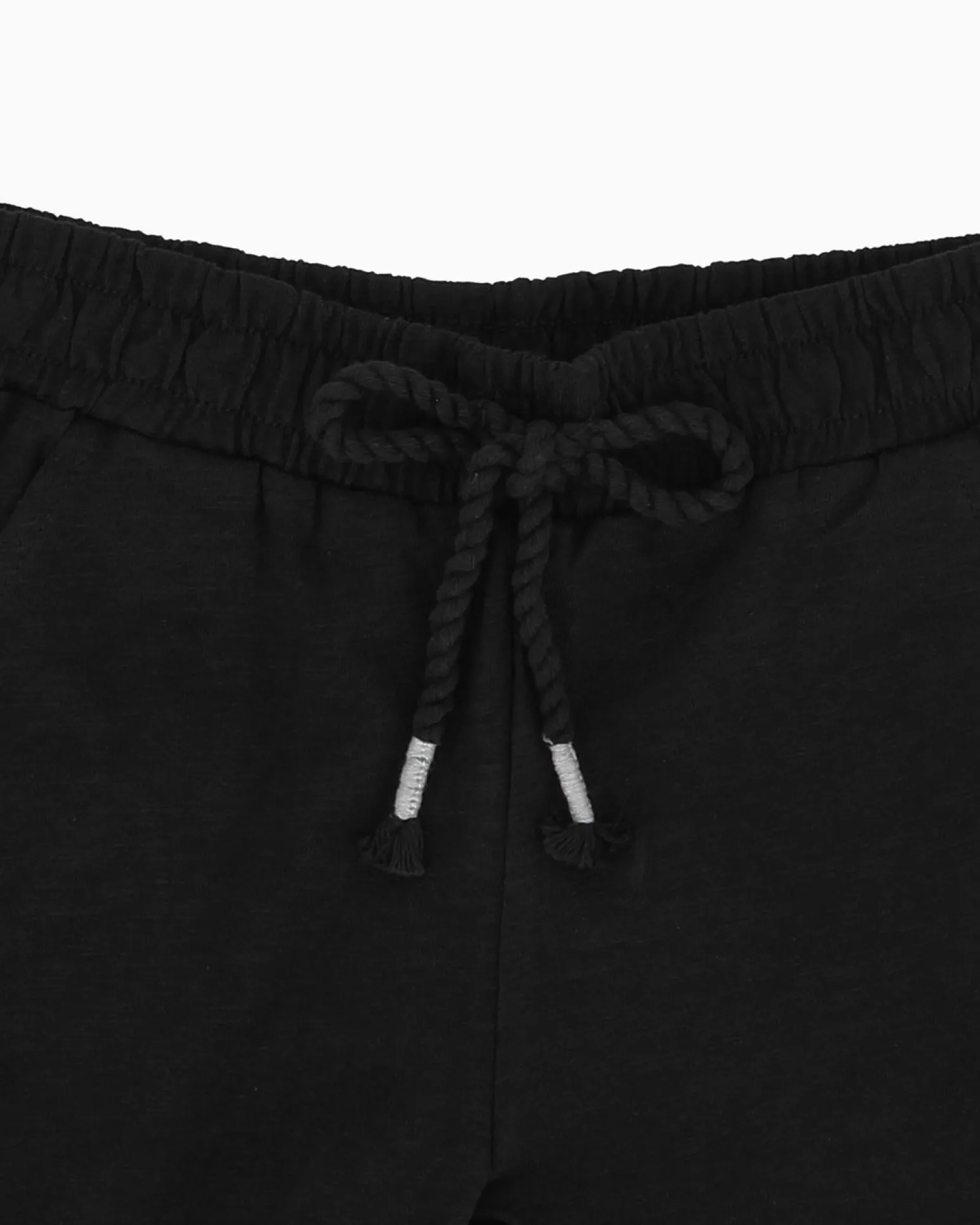 AMERICAN RAP - Short bimba nero con sbuffo
