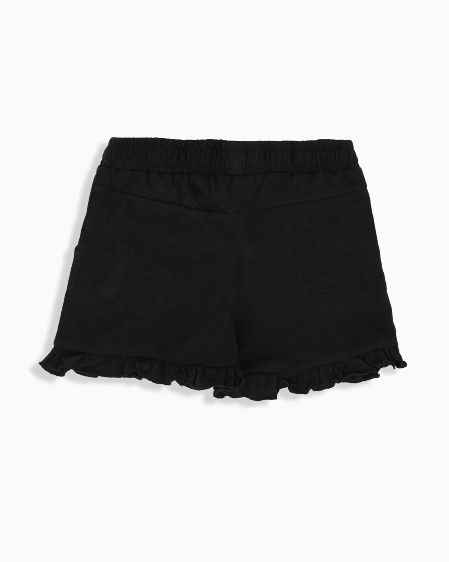 AMERICAN RAP - Short bimba nero con sbuffo