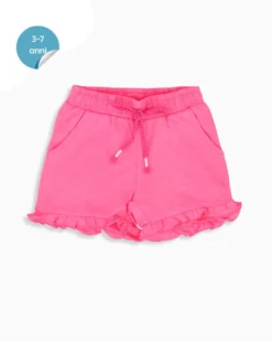 AMERICAN RAP - Short bimba rosa con sbuffo
