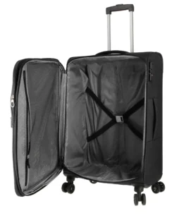 AMERICAN TOURISTER- DEEP DIVE TROLLEY TESSUTO 4 RUOTE CON COMBINAZIONE TSA
