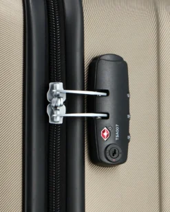 AMERICAN TOURISTER - TROLLEY BRONZO 4 RUOTE IN ABS CON COMBINAZIONE TSA