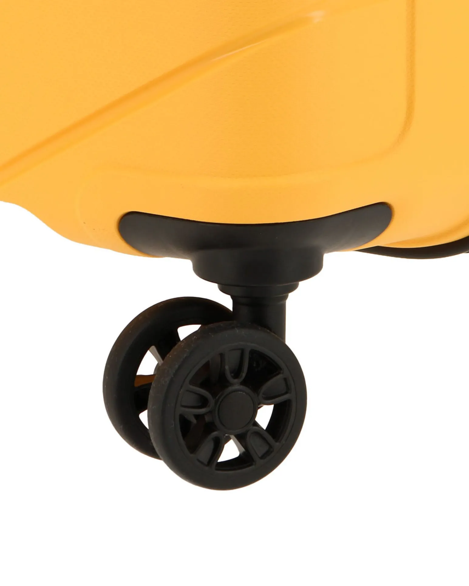 AMERICAN TOURISTER - TROLLEY GIALLO IN ABS 4 RUOTE CON COMBINAZIONE TSA