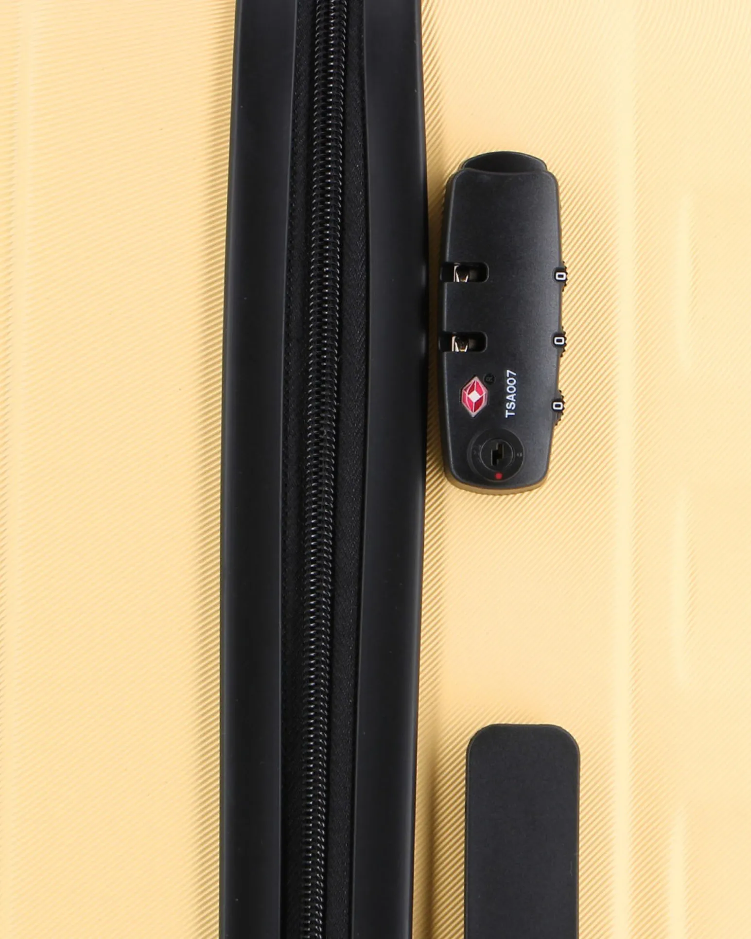 AMERICAN TOURISTER - TROLLEY GIALLO 4 RUOTE IN ABS CON COMBINAZIONE TSA