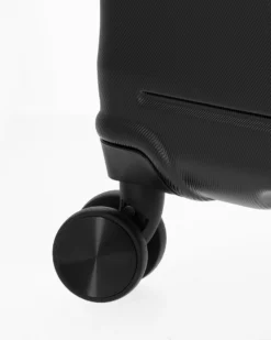 AMERICAN TOURISTER - TROLLEY NERO 4 RUOTE IN ABS CON COMBINAZIONE TSA
