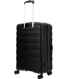 AMERICAN TOURISTER - TROLLEY NERO 4 RUOTE IN ABS CON COMBINAZIONE TSA