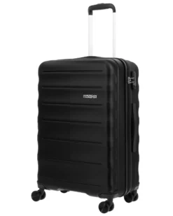AMERICAN TOURISTER - TROLLEY NERO 4 RUOTE IN ABS CON COMBINAZIONE TSA