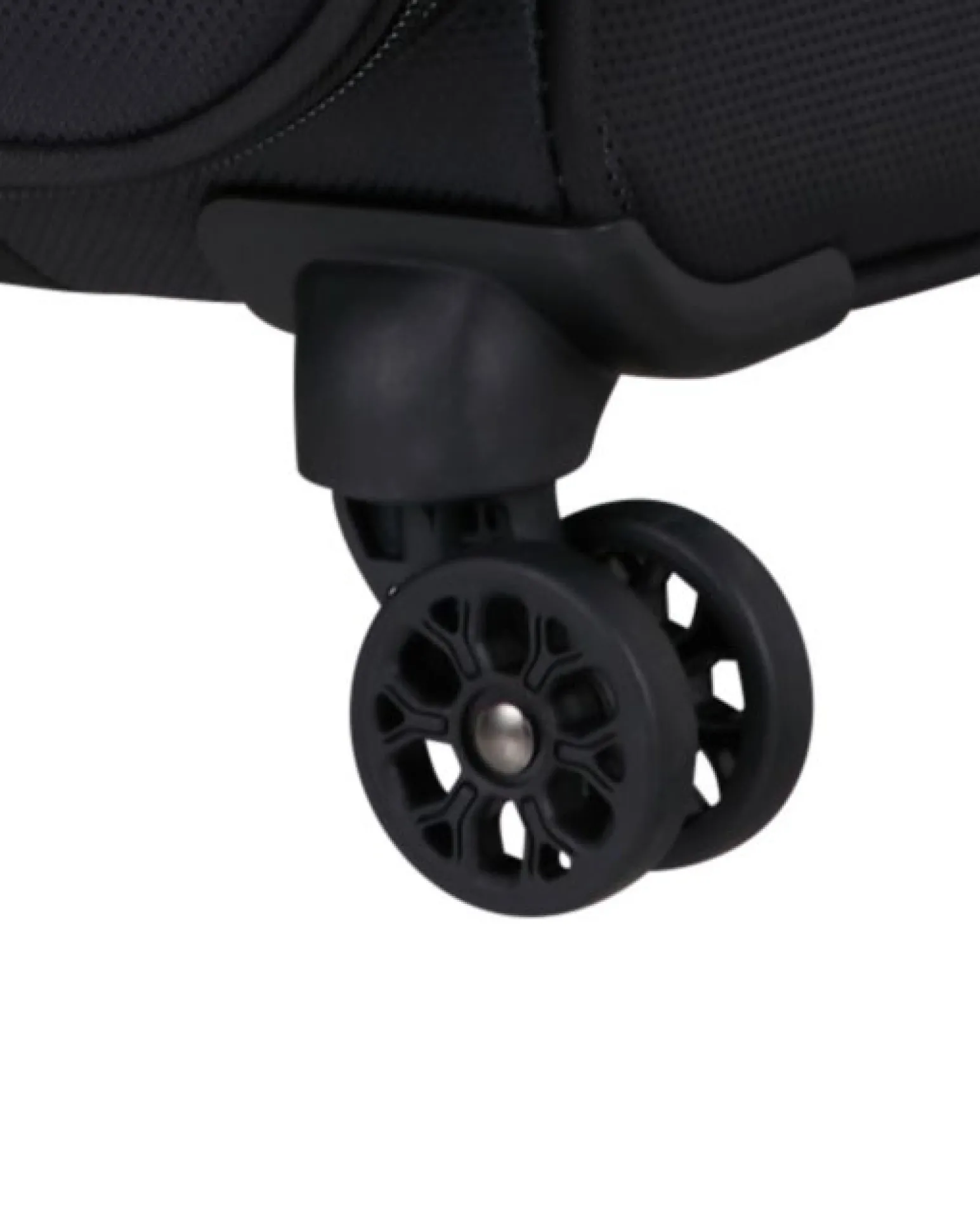 AMERICAN TOURISTER - TROLLEY NERO IN TESSUTO ESPANDIBILE CON LUCCHETTO TSA