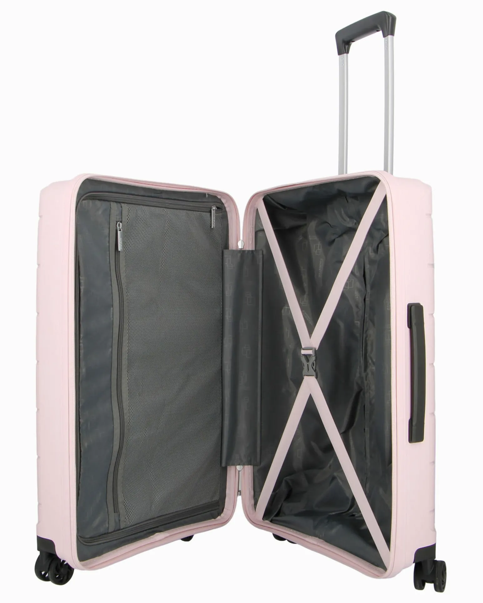 AMERICAN TOURISTER - TROLLEY ROSA 4 RUOTE IN ABS CON COMBINAZIONE TSA