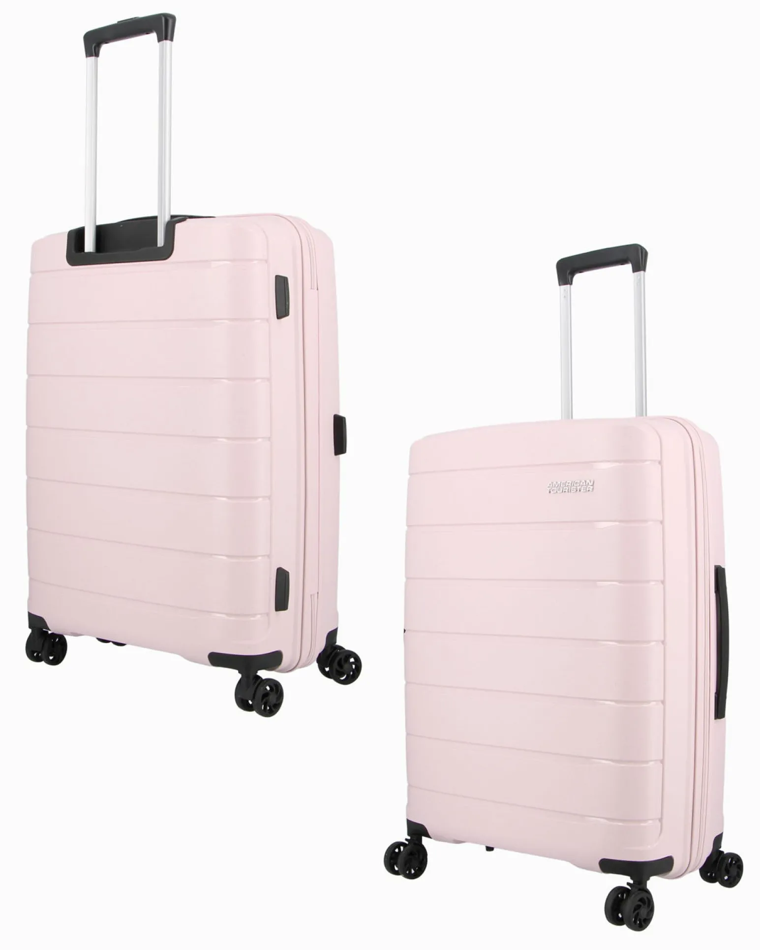 AMERICAN TOURISTER - TROLLEY ROSA 4 RUOTE IN ABS CON COMBINAZIONE TSA