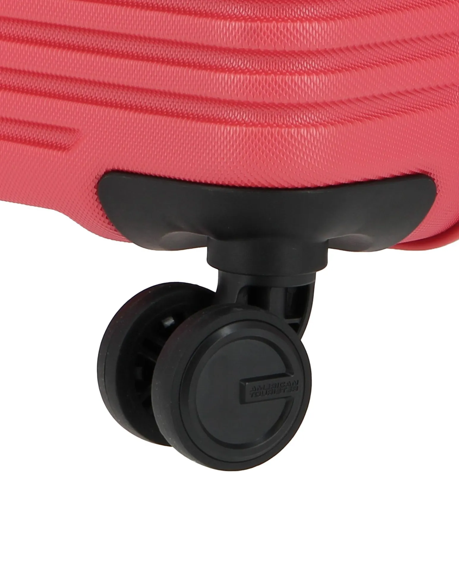 AMERICAN TOURISTER - TROLLEY ROSSO IN ABS 4 RUOTE CON COMBINAZIONE TSA