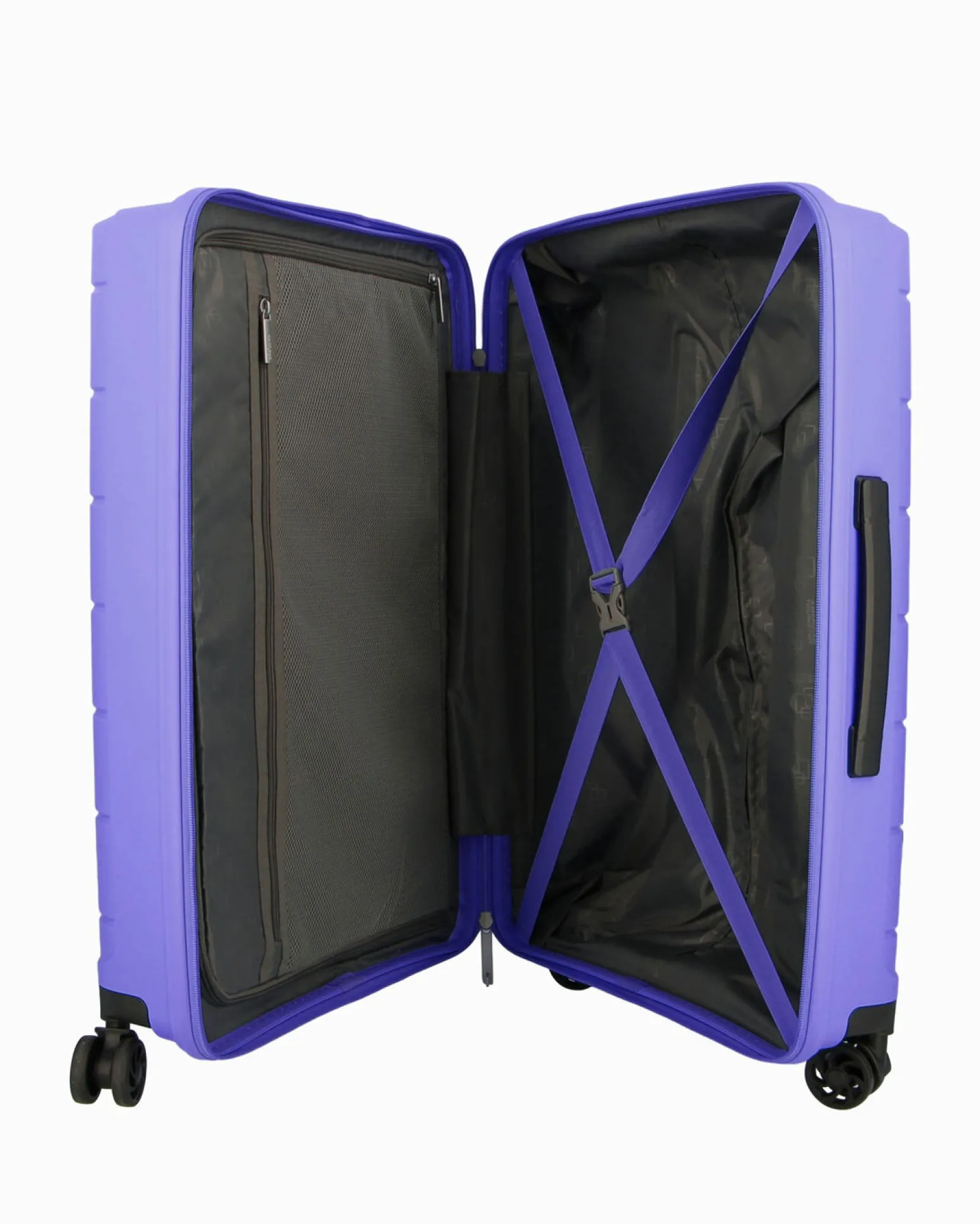 AMERICAN TOURISTER - TROLLEY VIOLA 4 RUOTE IN ABS CON COMBINAZIONE TSA