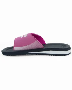 ARENA - Ciabatte da bambina rosa e blu scuro con fascia frontale e logo bianco, numerata 30/35 - BEAT HOOK