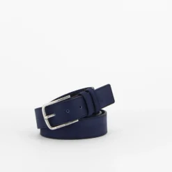 ARMATA DI MARE - Cinta da uomo blu in VERA PELLE