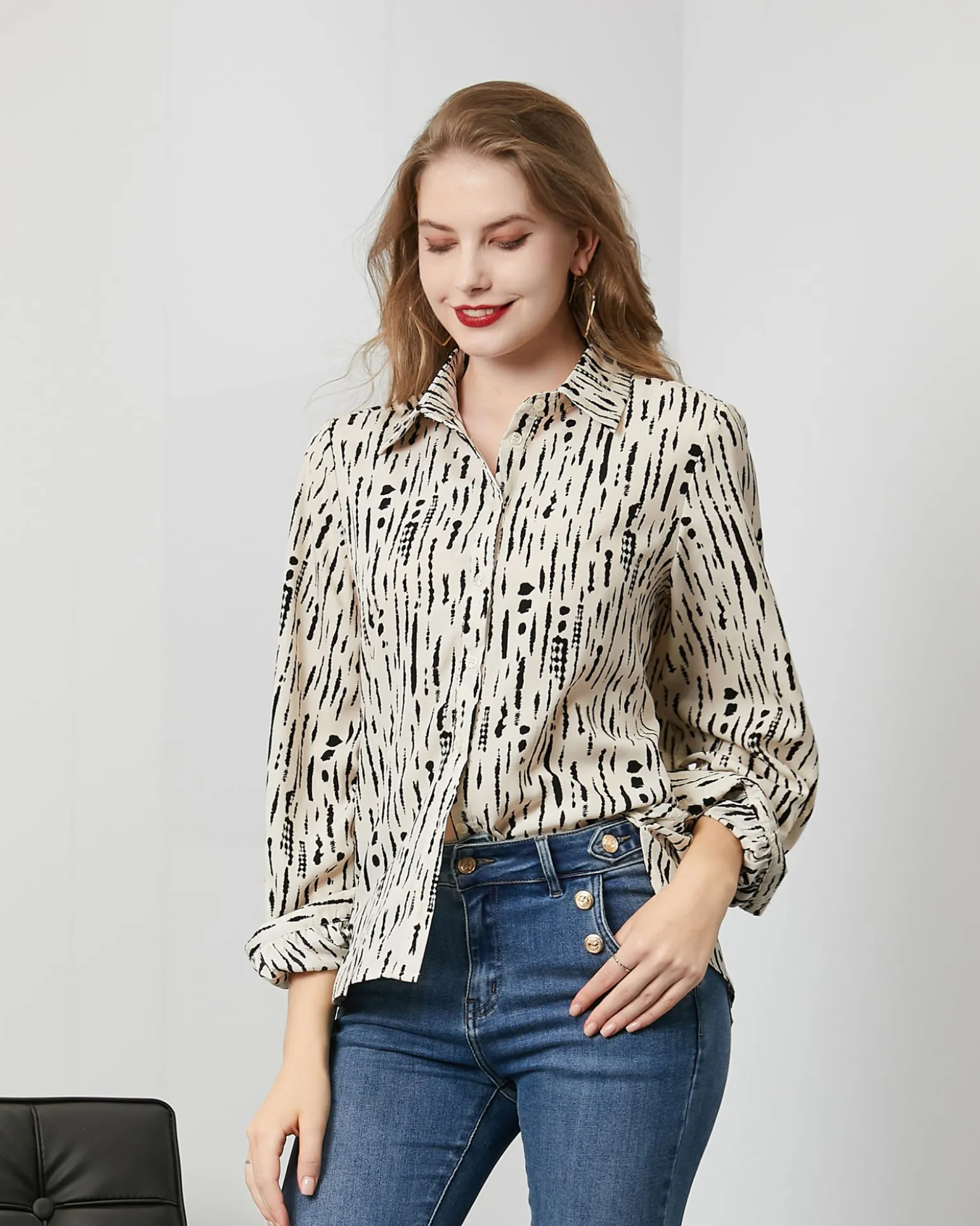 BACHATA - CAMICIA MANICA LUNGA IN RASO