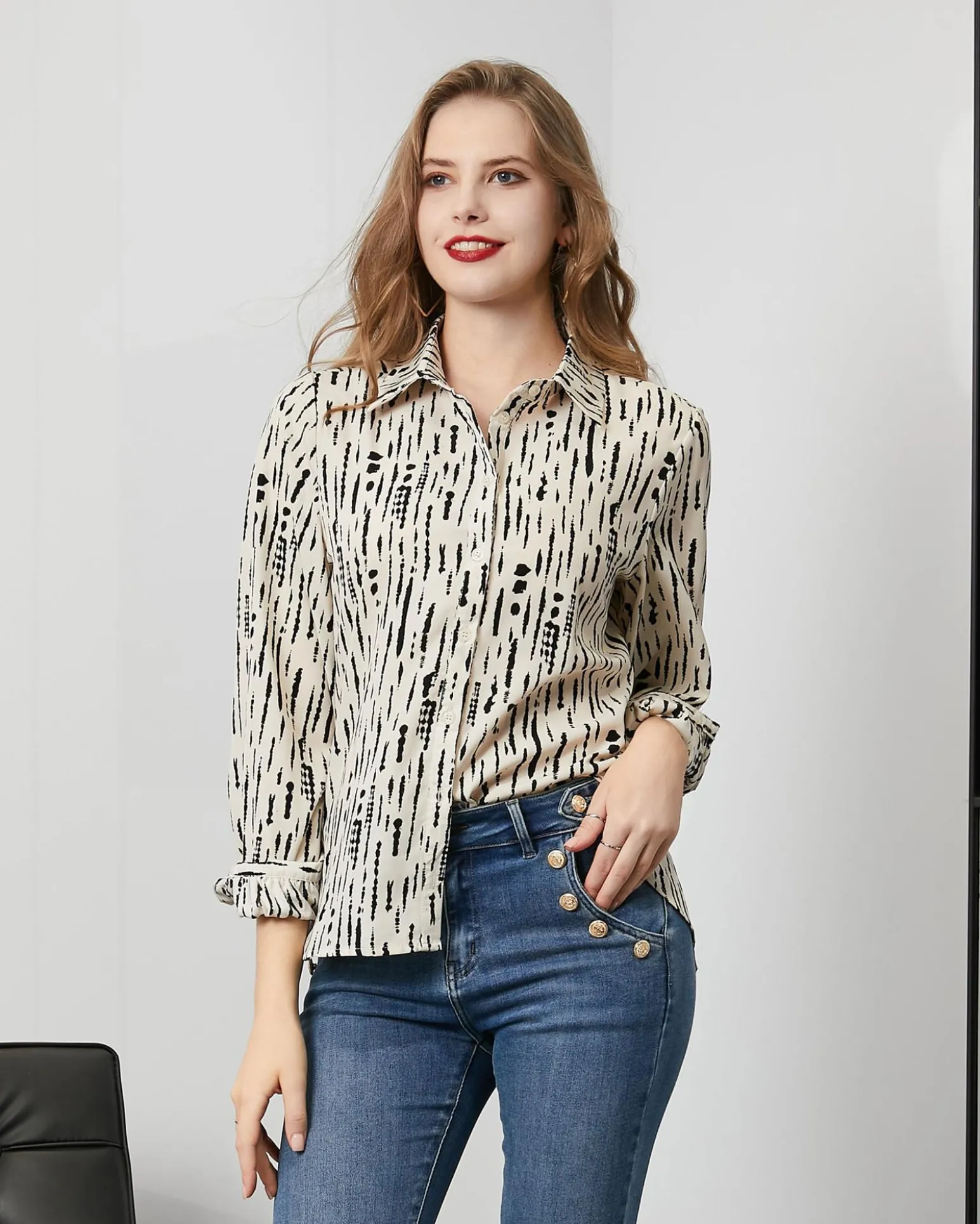 BACHATA - CAMICIA MANICA LUNGA IN RASO