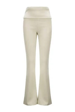 BACHATA - Pantalone ivory a zampa