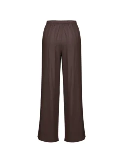 BACHATA -Pantalone marrone con tasche