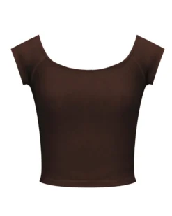 BACHATA - Top crop marrone
