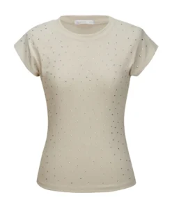 BACHATA - Tshirt a manica corta con strass