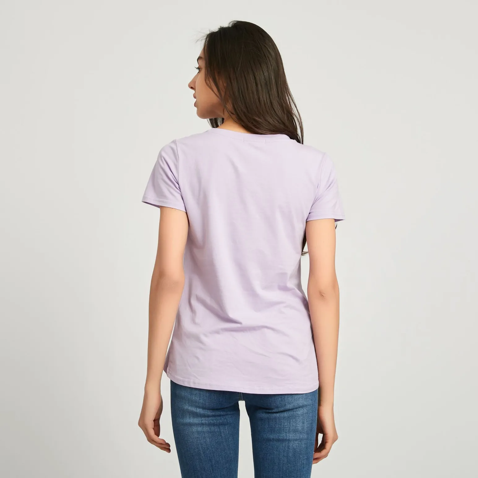 BACHATA - TSHIRT DONNA MANICA CORTA LILLA