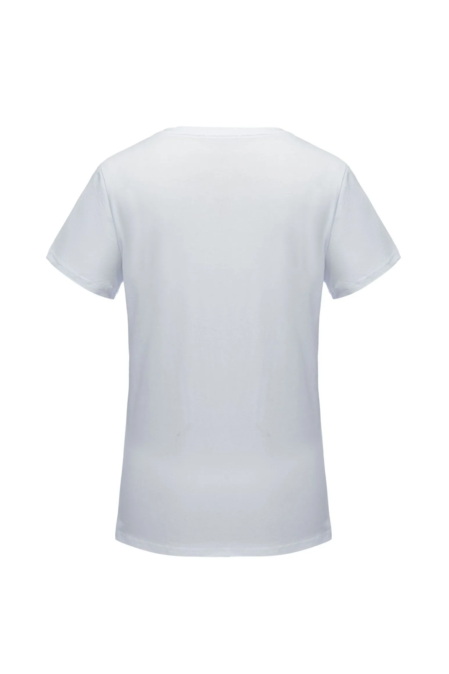 BACHATA - TSHIRT MANICA CORTA BIANCA CON STAMPA FARFALLA