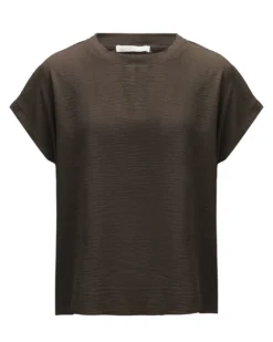 BACHATA - Tshirt manica corta marrone