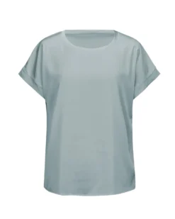 BACHATA - Tshirt manica corta verde azzurro