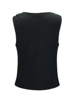 BACHATA - Tshirt smanicata con dettaglio metallico