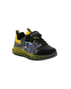 BATMAN - Sneakers nera da bambino con luci e strappo