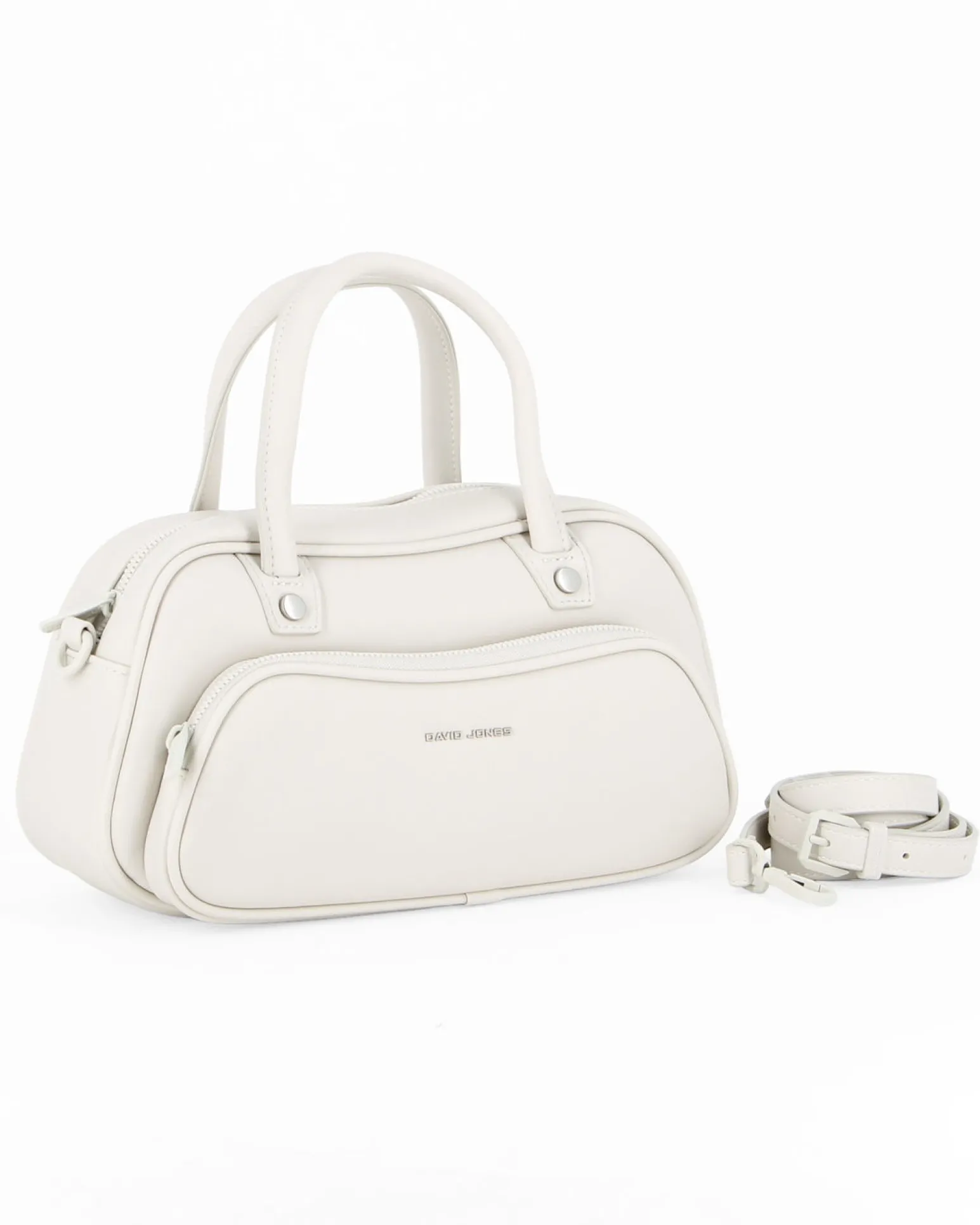 BORSA A MANO 2MAN. C/2ZIP+SCOMP. FRONT.