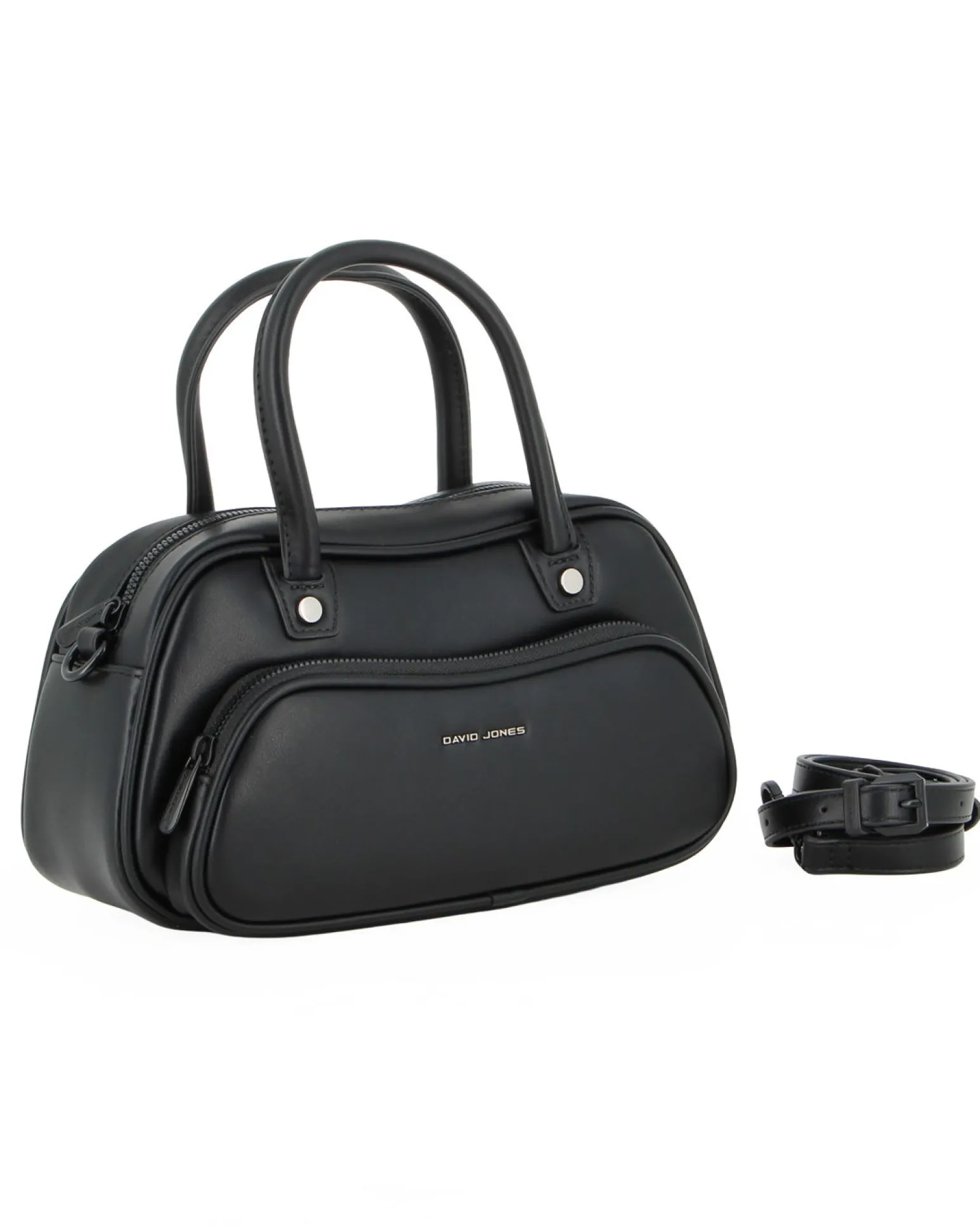 BORSA A MANO 2MAN. C/2ZIP+SCOMP. FRONT.