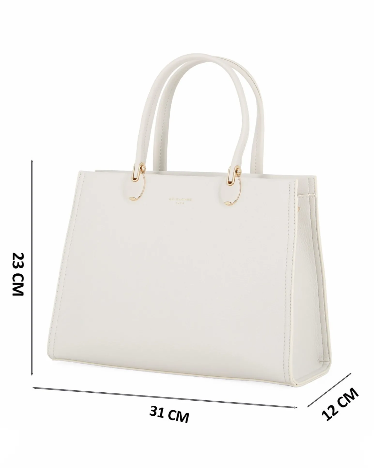BORSA A MANO 2MANICI SAFFIANO