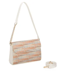 BORSA A SPALLA CON PATTINA