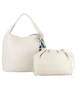BORSA A SPALLA 1MAN.INTRECC. C/FOULARD