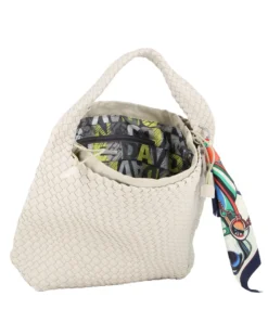 BORSA A SPALLA 1MAN.INTRECC. C/FOULARD