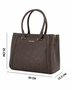 BORSA ECOPELLE 2MAN.C/RIPORTI SAFFIANO