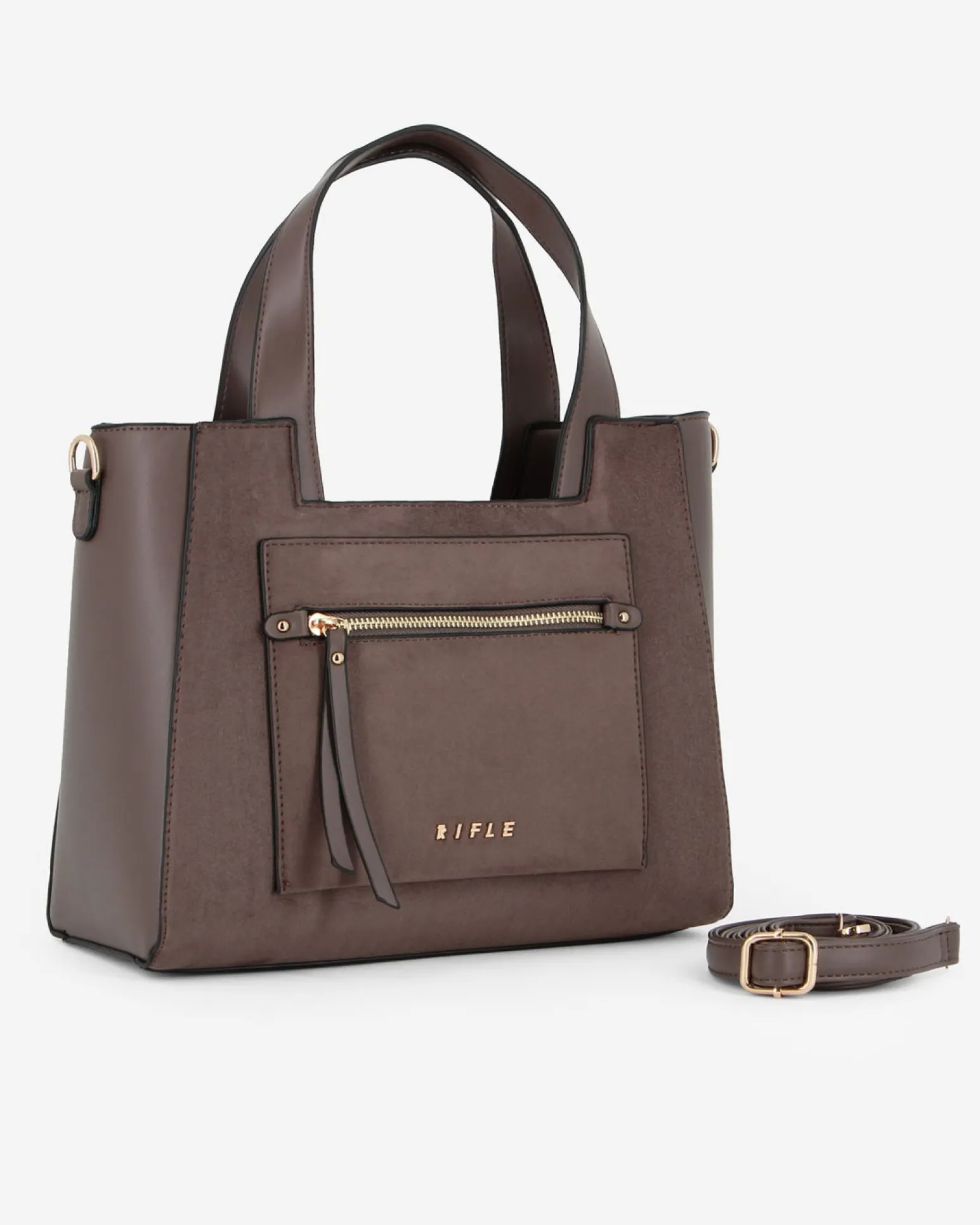BORSA 2MAN.C/PARTE FRONT.SCAMOS+ZIP