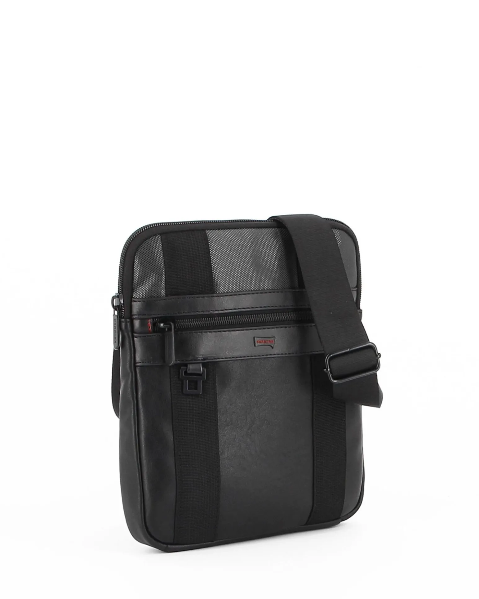 BORSELLO PIATTO CITY C/ZIP FRONT.ORIZZ.