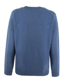 BREZZA DI MARE - MAGLIA MANICA LUNGA DA UOMO AZZURRA GIROCOLLO F12 CHICCO