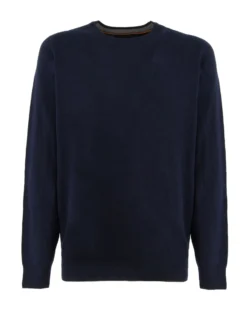 BREZZA DI MARE - MAGLIA MANICA LUNGA DA UOMO BLU GIROCOLLO F12 CHICCO
