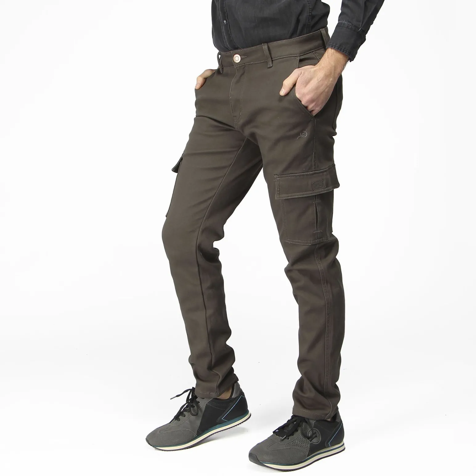 BREZZA DI MARE - OLIVER PANTALONE FOFERATO IN PILE