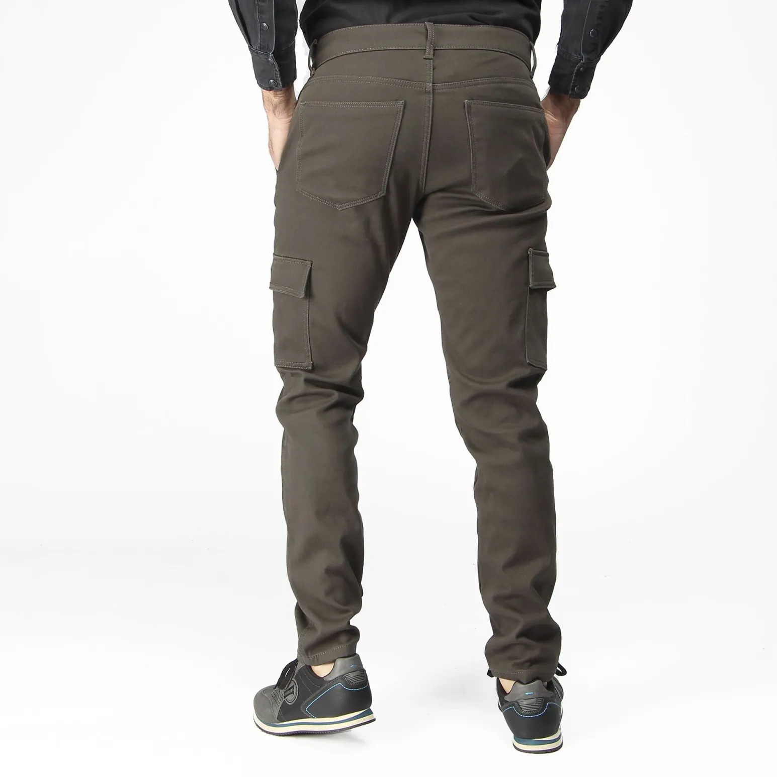 BREZZA DI MARE - OLIVER PANTALONE FOFERATO IN PILE