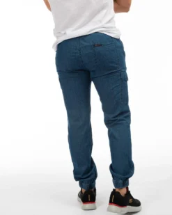 BREZZA DI MARE - UOMO PANTALONE DENIM CON TASCONI