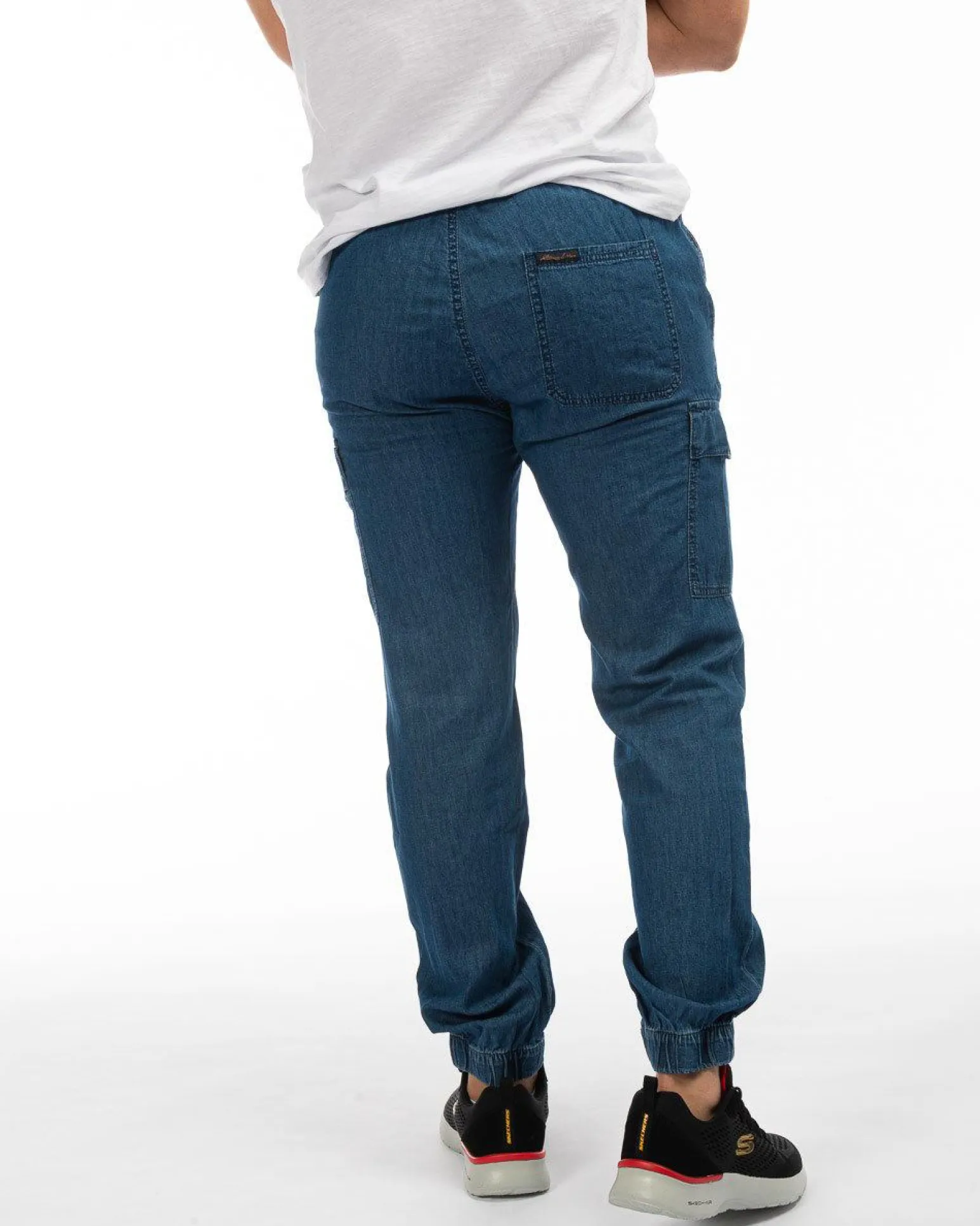 BREZZA DI MARE - UOMO PANTALONE DENIM CON TASCONI