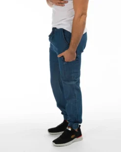 BREZZA DI MARE - UOMO PANTALONE DENIM CON TASCONI