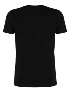 BROKERS - Tshirt mezza manica scollo a V in BAMBOO nero