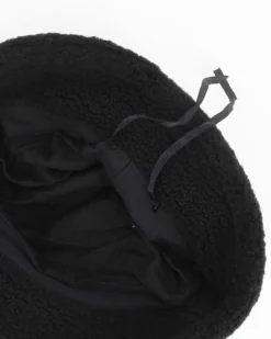BRUGI - CAPPELLO PESCATORE TEDDY NERO DA DONNA