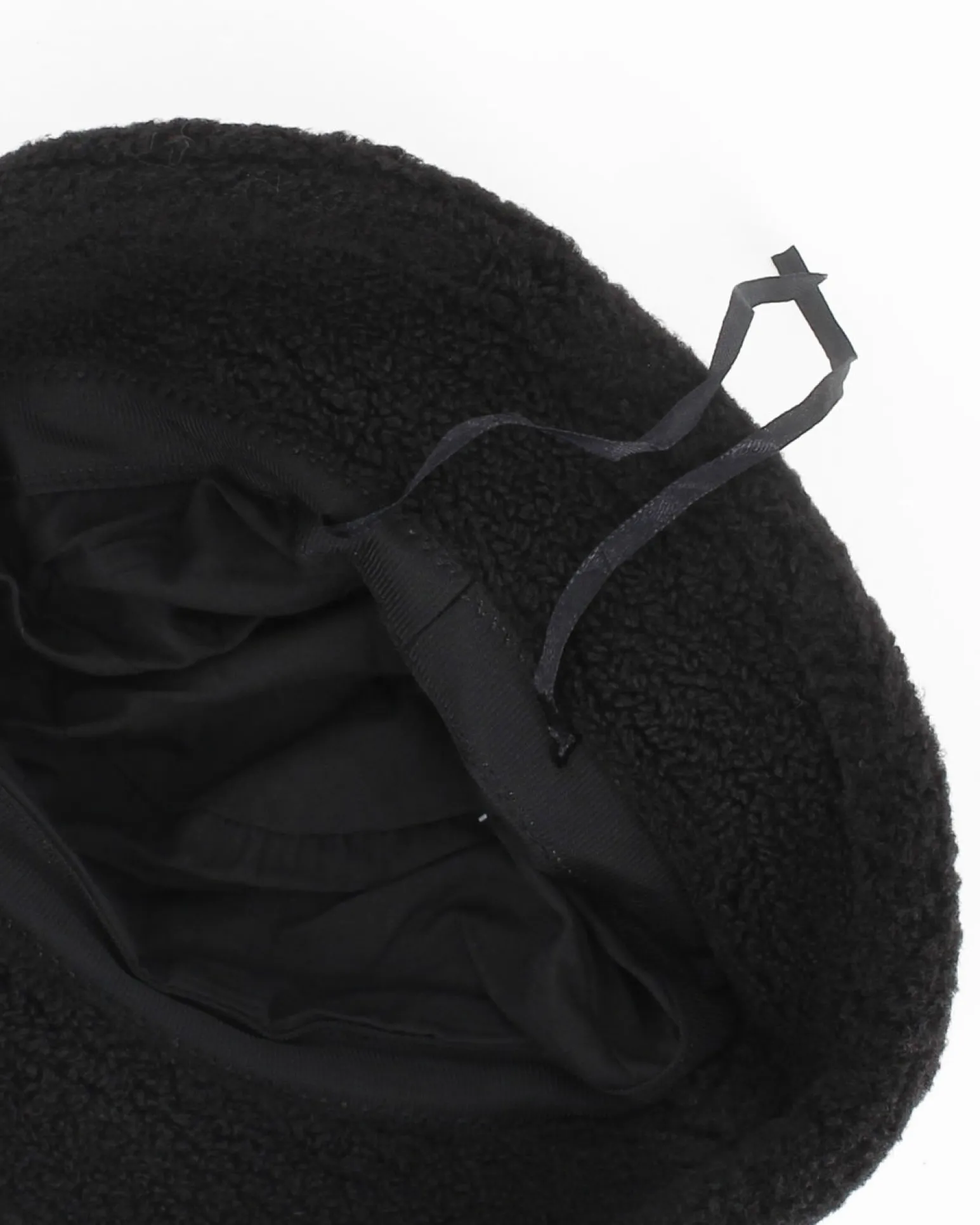 BRUGI - CAPPELLO PESCATORE TEDDY NERO DA DONNA
