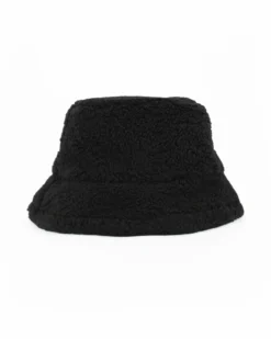 BRUGI - CAPPELLO PESCATORE TEDDY NERO DA DONNA